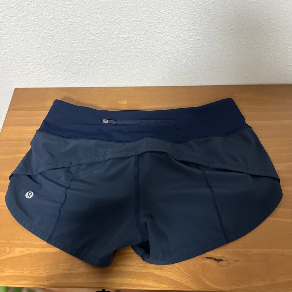Speed Up Low-Rise Lined Short 2.5” True Navy